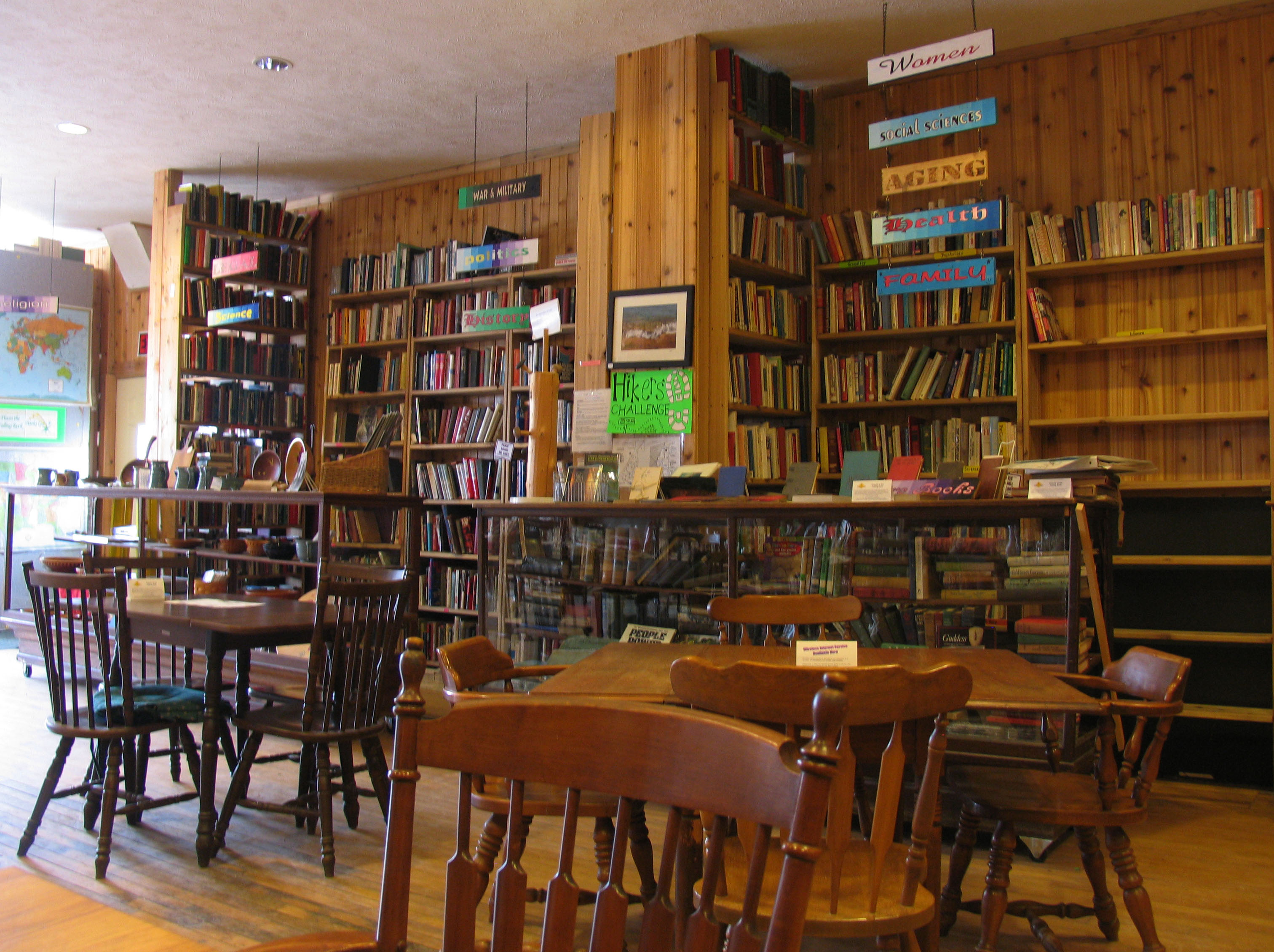 books and coffee cafe