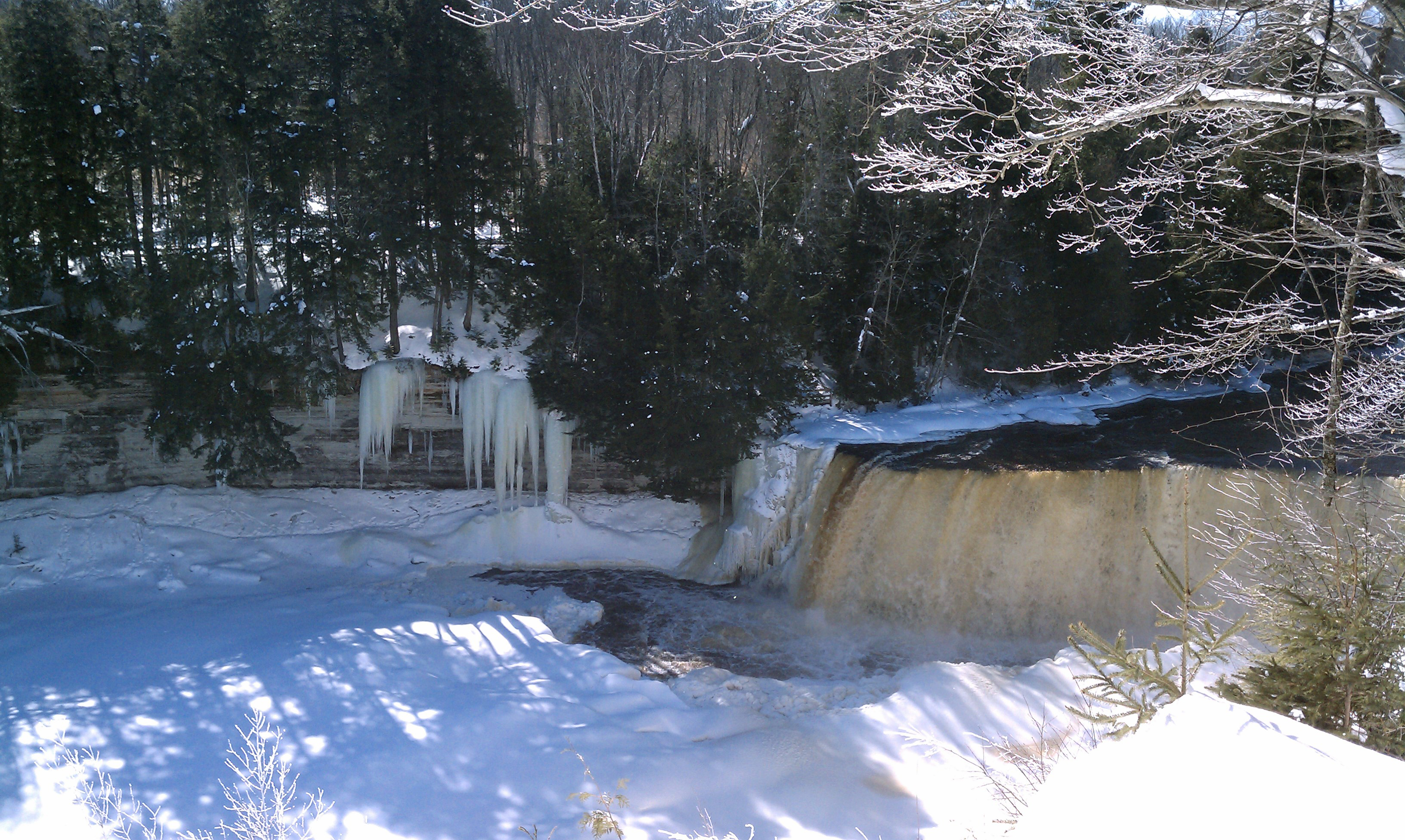 Tahquamenon Falls on a Winter's Day  Great Lakes Gazette